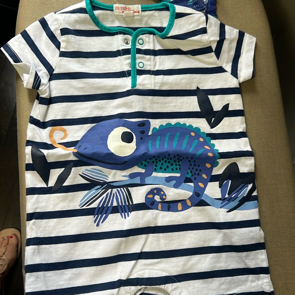 Baby boy romper never worn Du pareil. 9 months. 71 cm. From Milano-ITALY